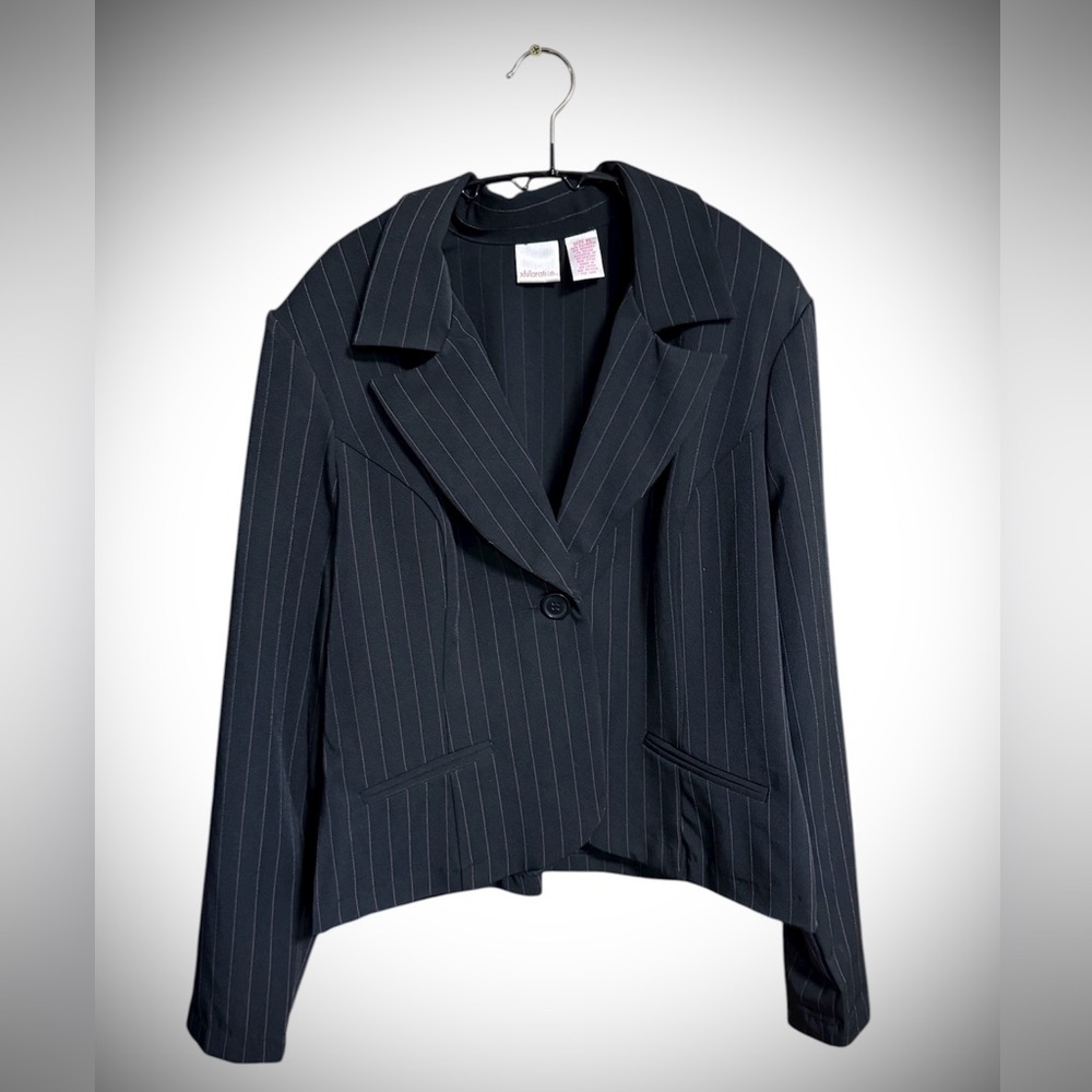 Xhilaration Charcoal Pinstripe Jacket